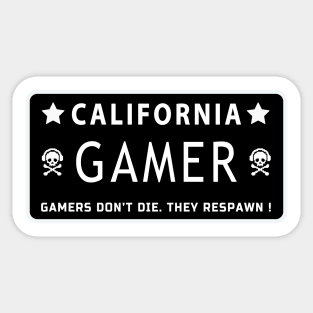 California Gamer Sticker